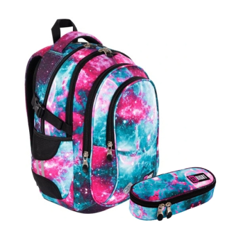 St.Right-Schulrucksack-Rucksack-Schultasche-Schulranzen-Mäppchen-Nebula-Set